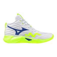 MIZUNO WAVE MOMENTUM PRO MID White/Lightning Yellow/Dazzlin