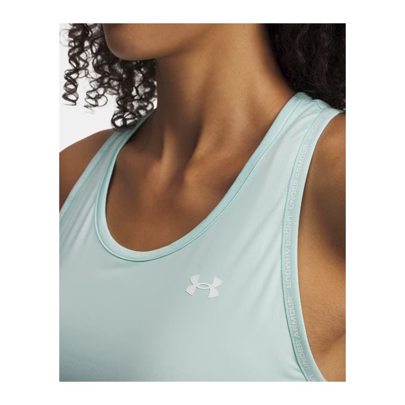 UNDER ARMOUR TECH KNOCKOUT TANK Refresh Mint / White UNDER ARMOUR TECH KNOCKOUT TANK Refresh Mint / White