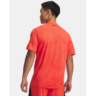 UNDER ARMOUR TECH Vent VHS Jacquard Venom Red / Black