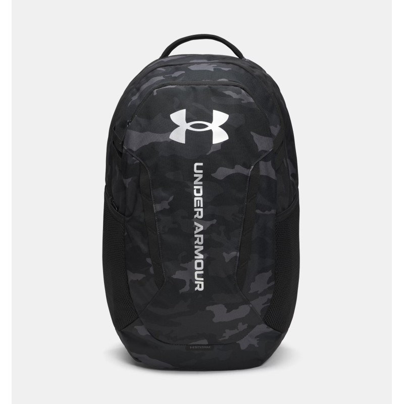 UNDER ARMOUR Zaino Hustle 6.0 Black / Metallic Silver