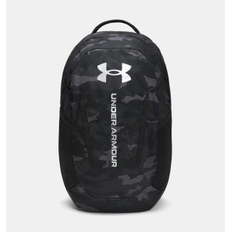 A Tutto Campo -UNDER ARMOUR Zaino Hustle 6.0 Black / Metallic Silver